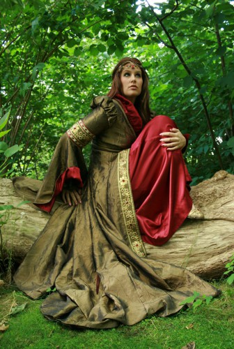 forêt, elfique,princesse,robe